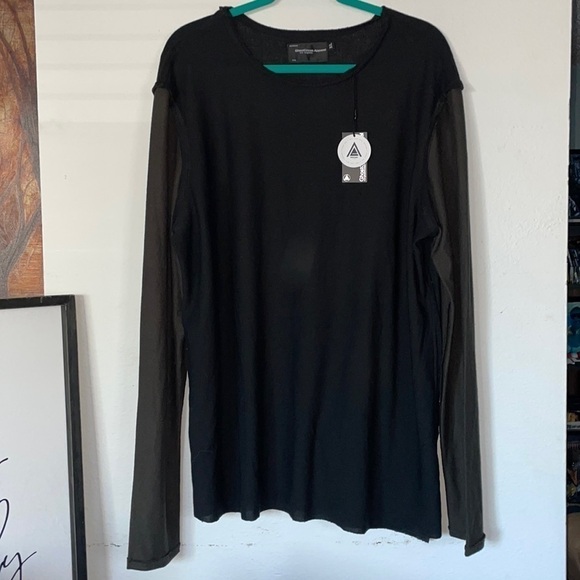 GhostCircus Apparel Black Long Sleeve T Shirt - Picture 1 of 4